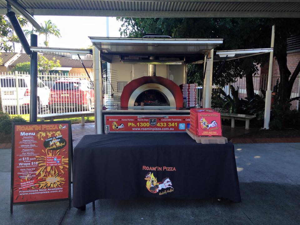 Mobile Woodfired Pizza Oven Roam'in Pizza Brisbane