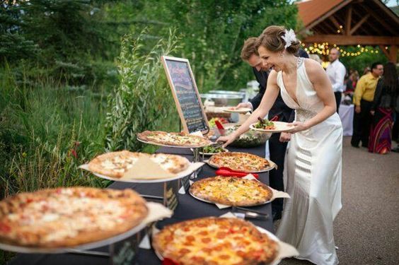 Wedding pizza catering