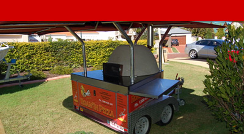 slider mobile pizza catering Brisbane by Roam'in Pizza